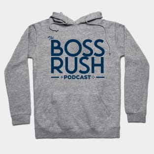 The Boss Rush Podcast Logo (Navy Blue) Hoodie